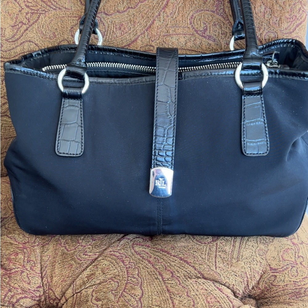 Ralph Lauren Black Label Elegant Black Shoulder Bag